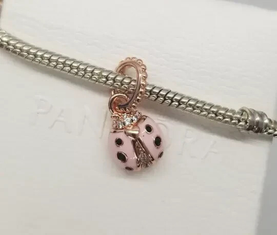 Pandora Rose Lucky Pink Ladybird Pendant Pre-Owned Jewelry