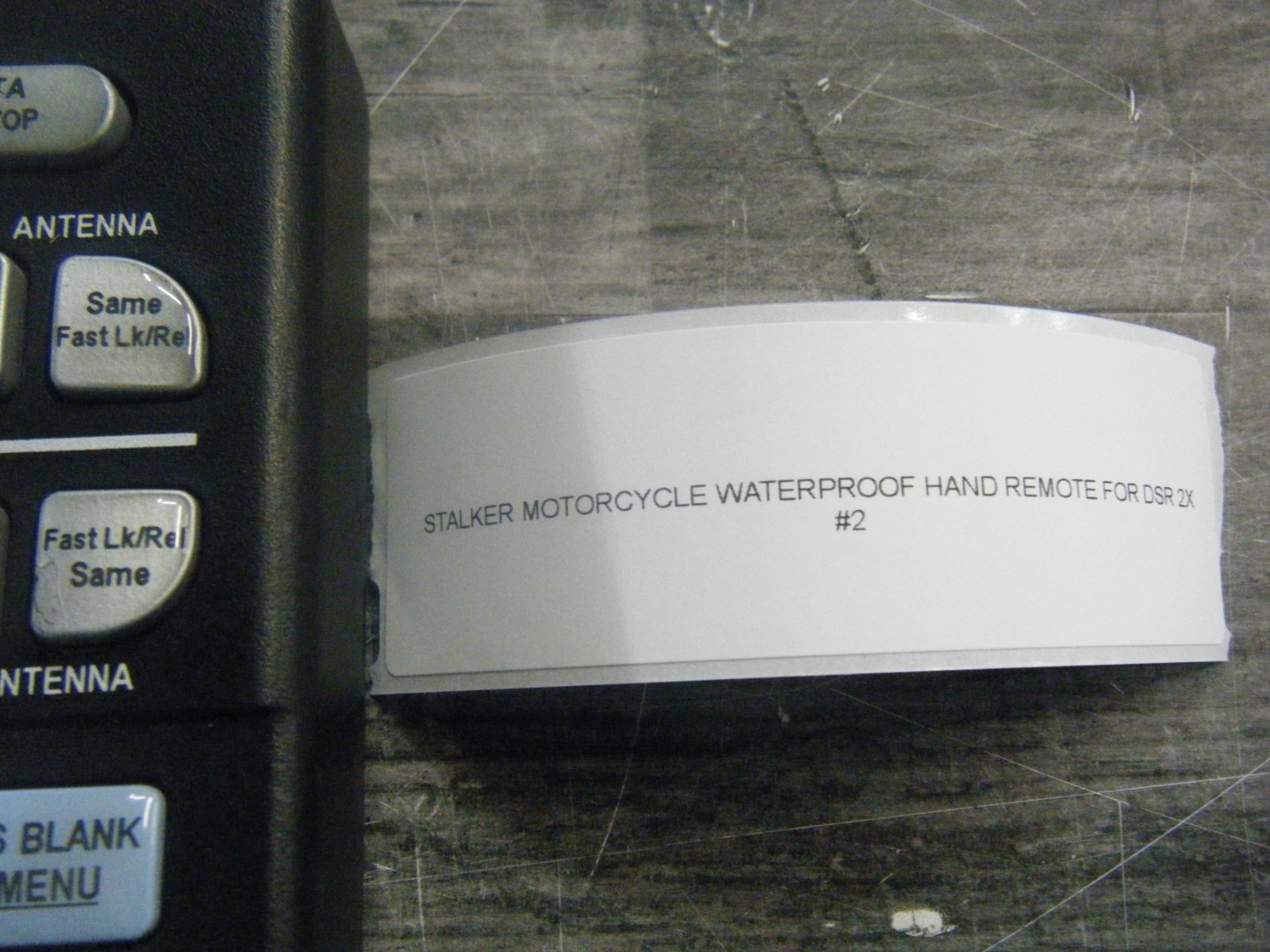 STALKER RADAR, DSR 2X,MOTORCYCLE HAND REMOTE, WATERPROOF