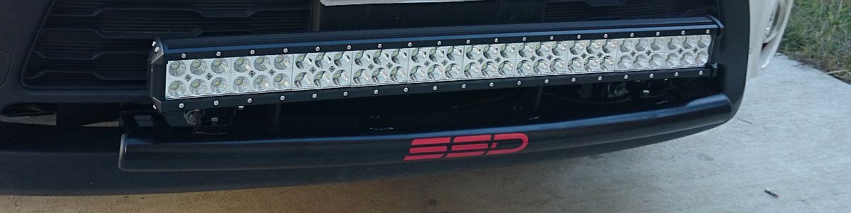 Fits 2009-2013 Subaru Forester RALLY LIGHT BAR(Bull Bar,Nudge Bar),4 Light Tabs!