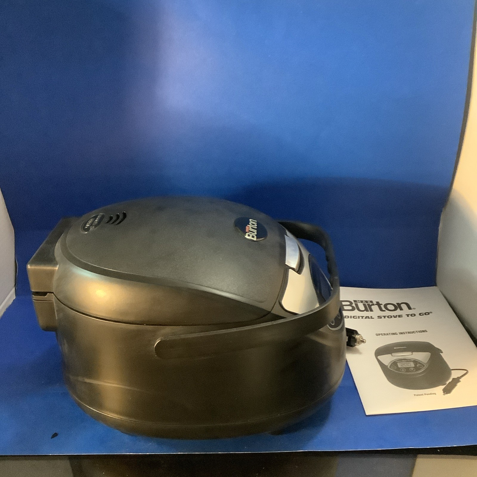 Max Burton Digital Stove To Go Model 6905 12 Volt Travel Camping Trucker