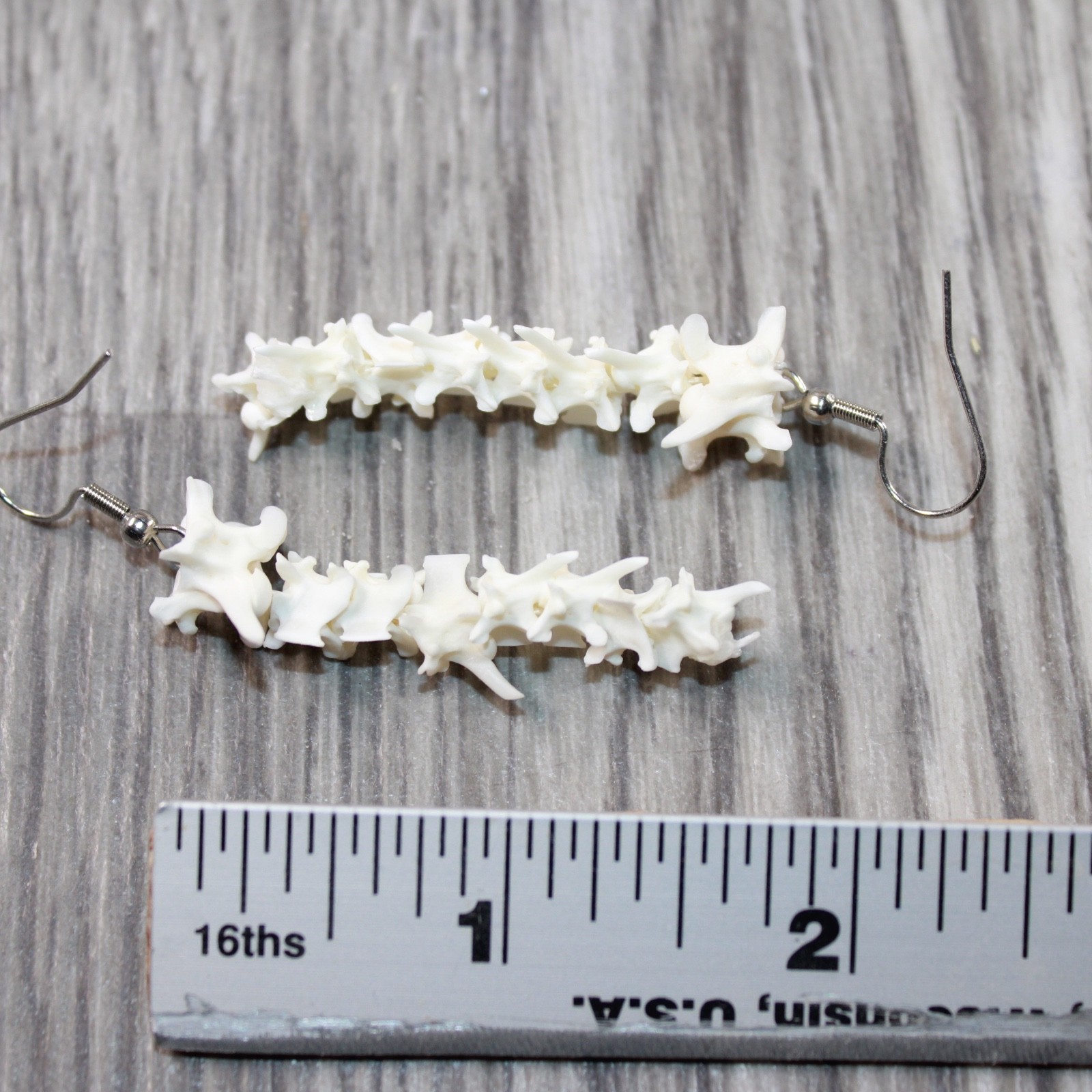 Rattlesnake Vertebrae Earrings #415d Mountain Man Earrings