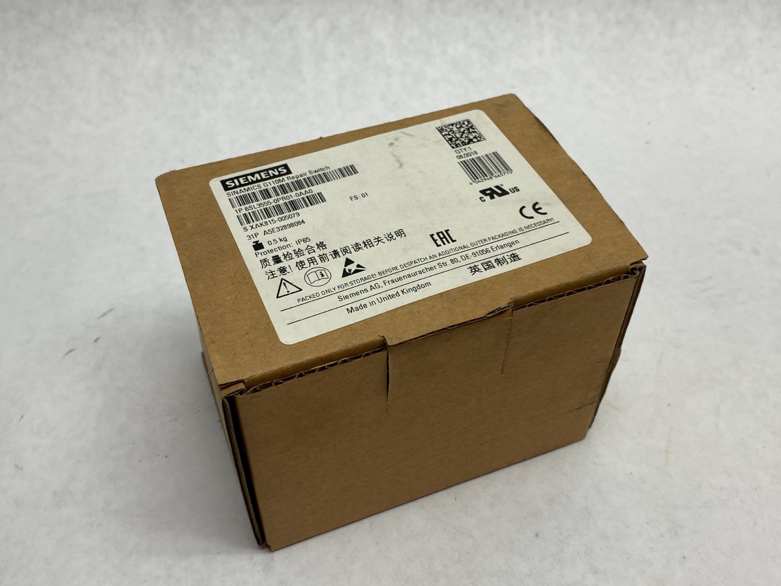 Siemens 6SL3555-0PR01-0AA0 SINAMICS G110M Repair Switch