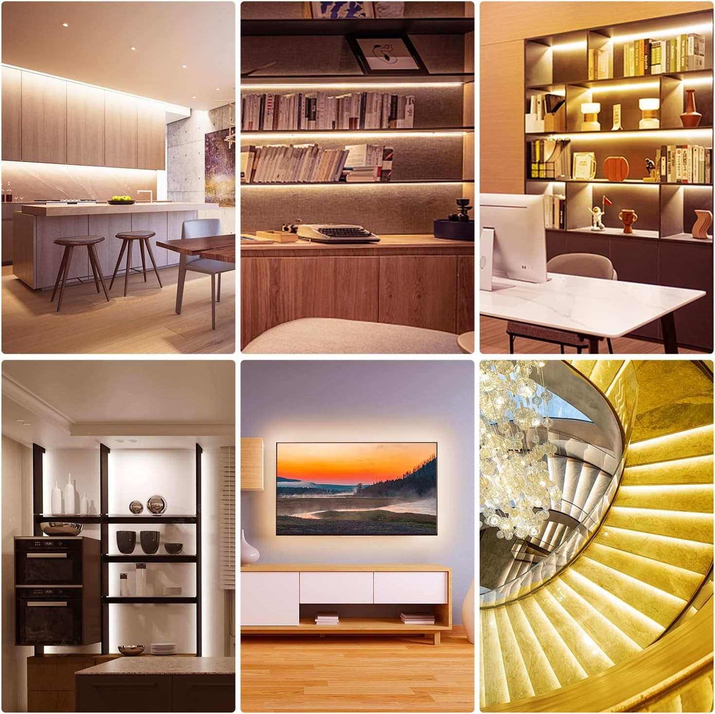 Led under Cabinet Lighting Kit Flexible Led Strip Light under Counter Lights