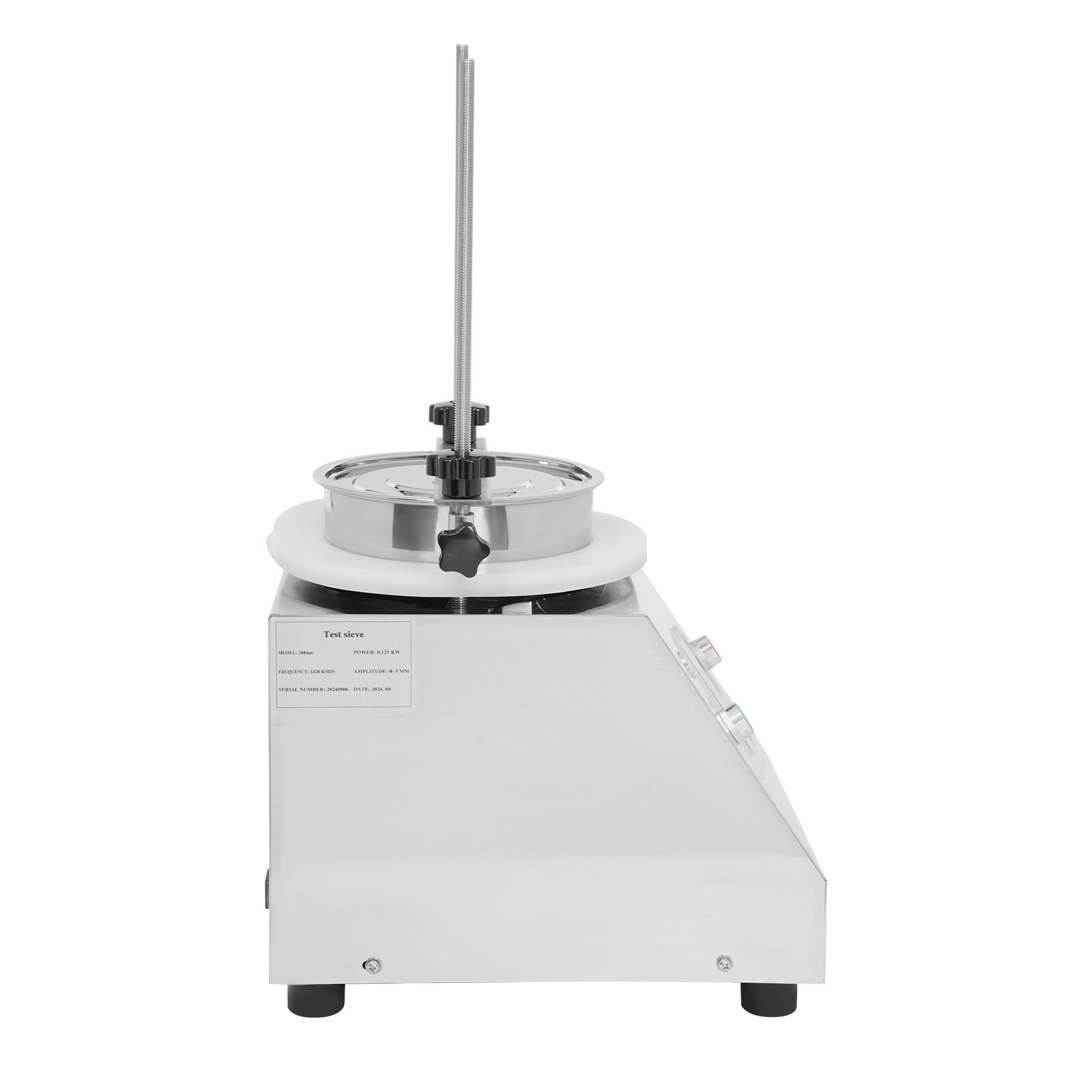 Electric Vibrating Sieve Shaker Lab Sifter Shaker 1-7 Layer Stainless Steel 125W