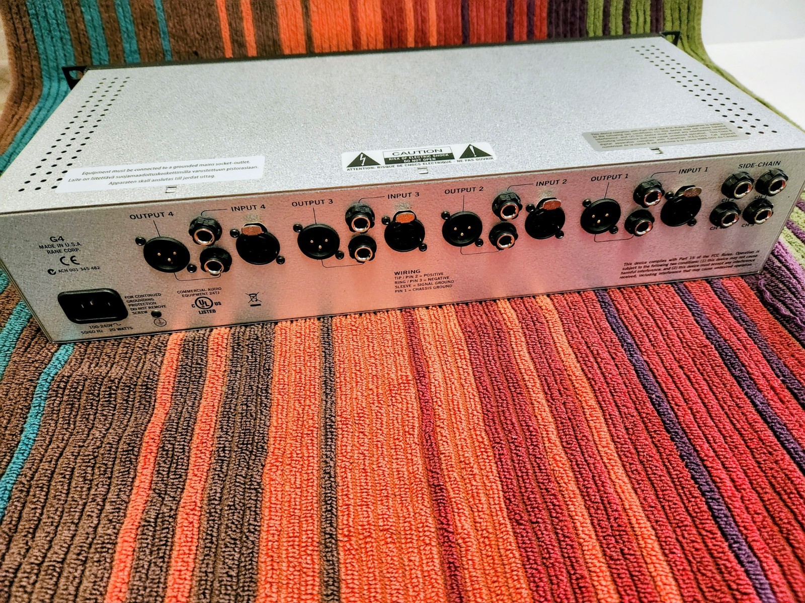 Rane G4 Quad Gate/Expander/Duck Modes (NEW)