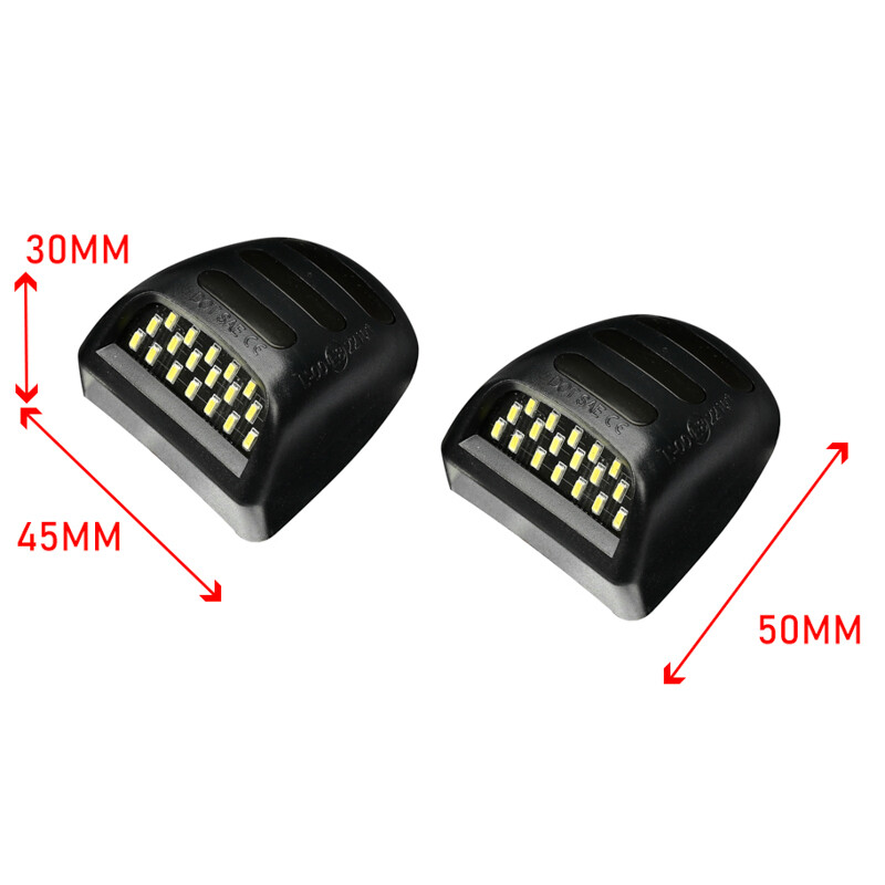Plug-N-Play LED License Number Plate Light For Chevy Silverado 1500 2500 3500