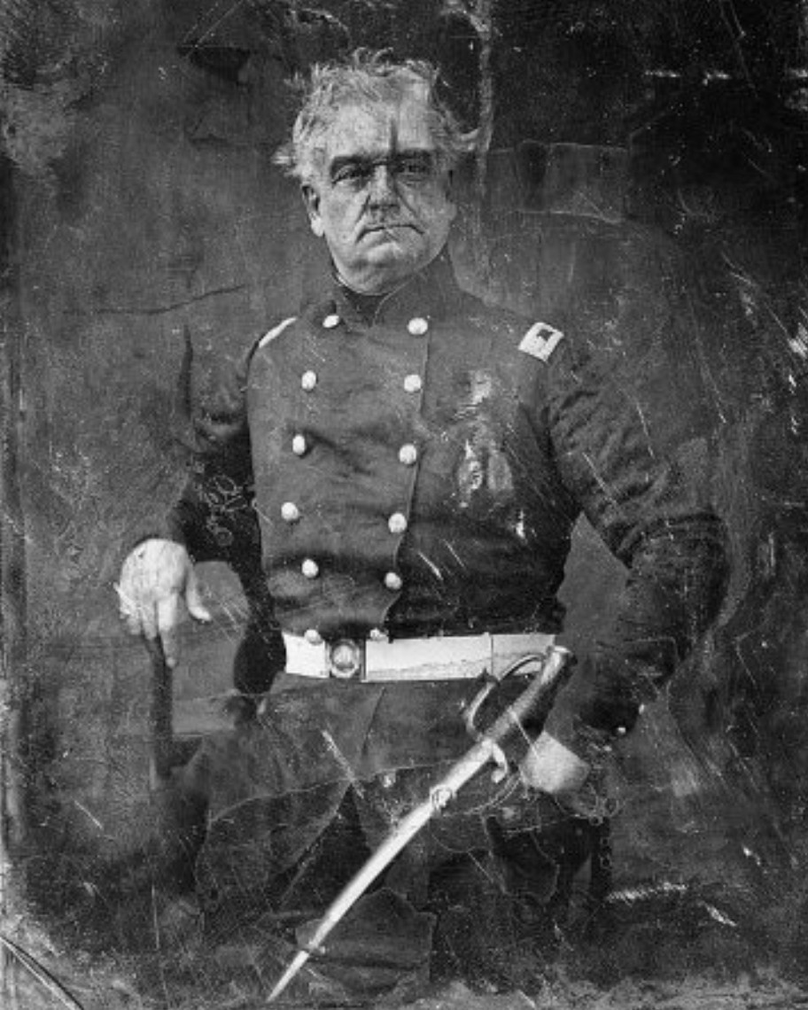 White Buff Leather Officers / Mounted Services Belt