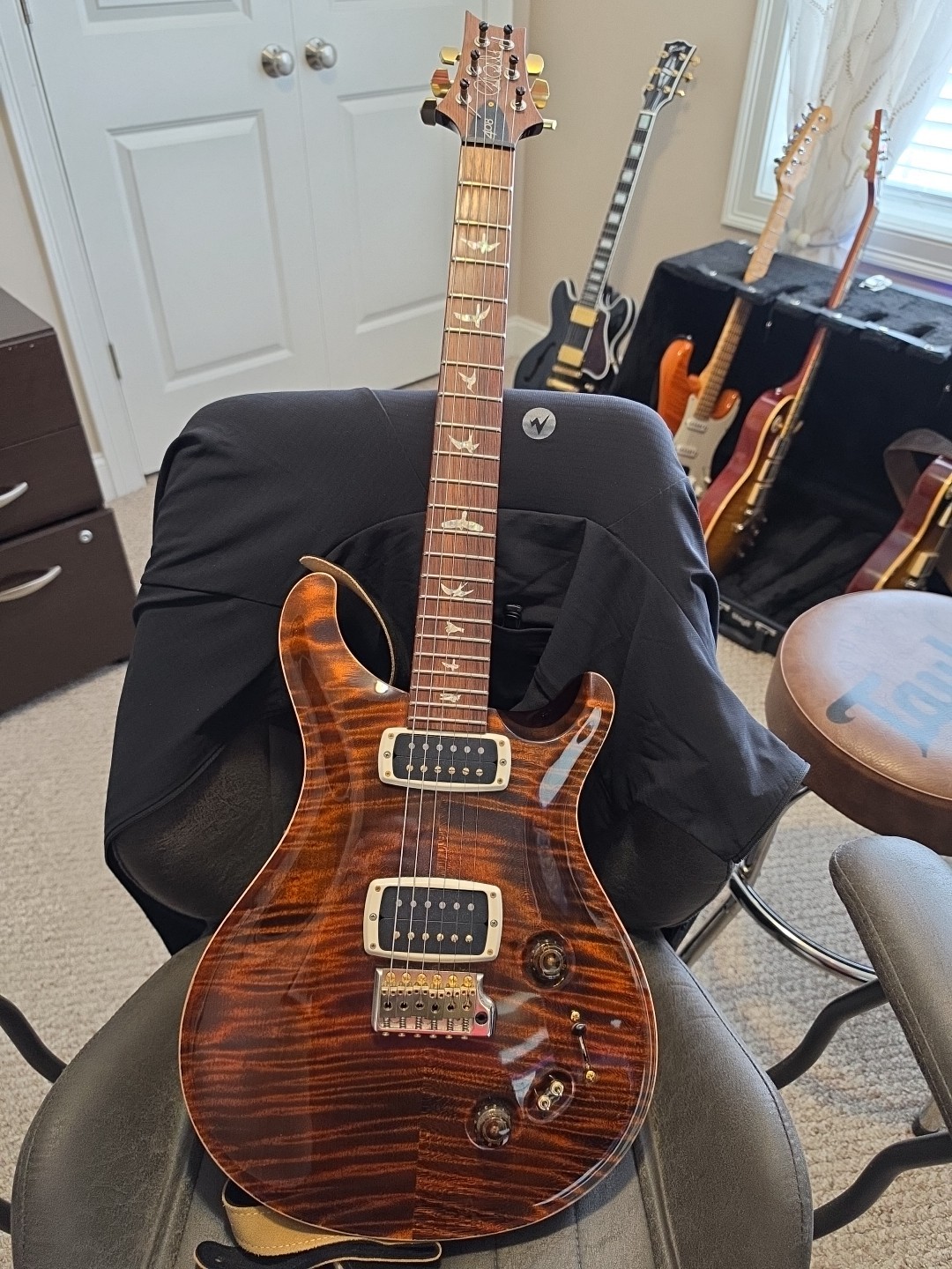 2018 PRS 408 "10 Top" Black Gold Burst