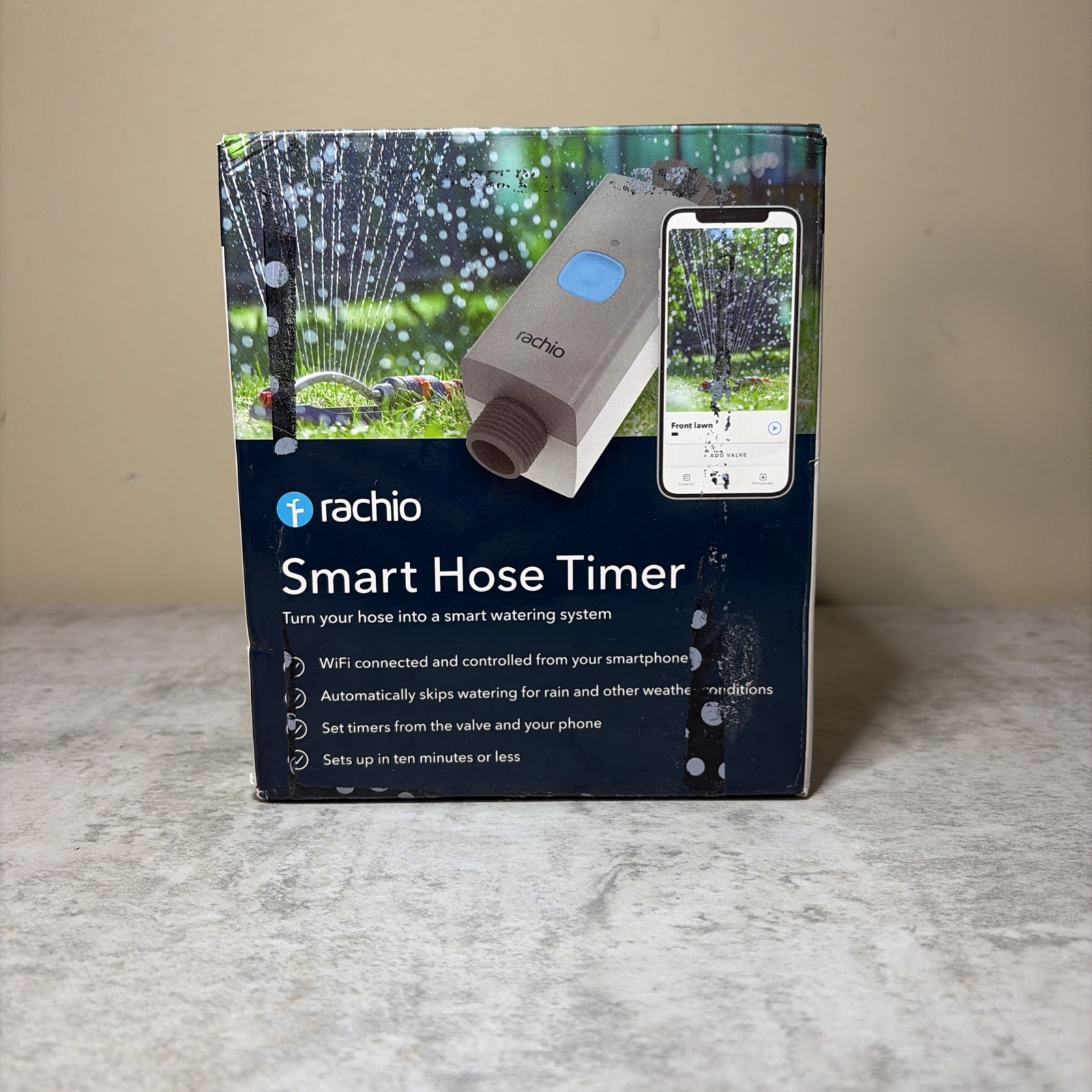 Rachio Smart Hose Timer (1 Valve Only) – App-Controlled Outdoor Faucet Timer, Qu