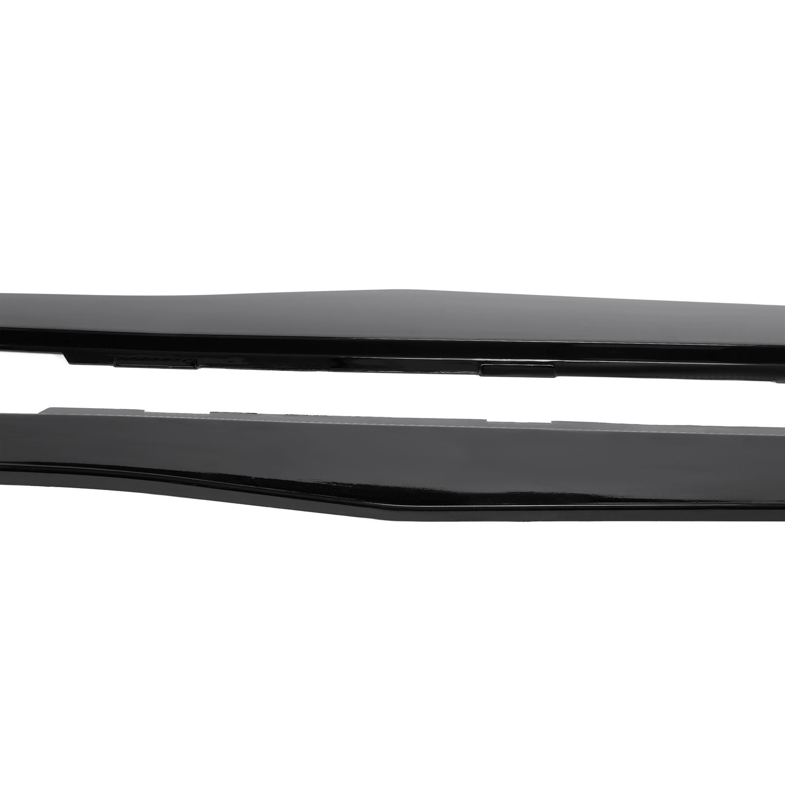Side Skirts Extension For 2010-15 Chevy Camaro SS LS LT Gloss Black Rocker Panel