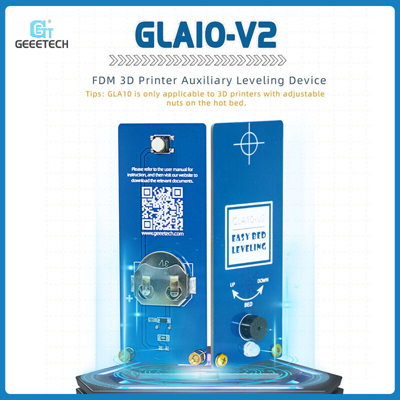 Upgraded Geeetech 3D Printer Electronic Bed Leveling Device GLA10-V2 3D Leveler