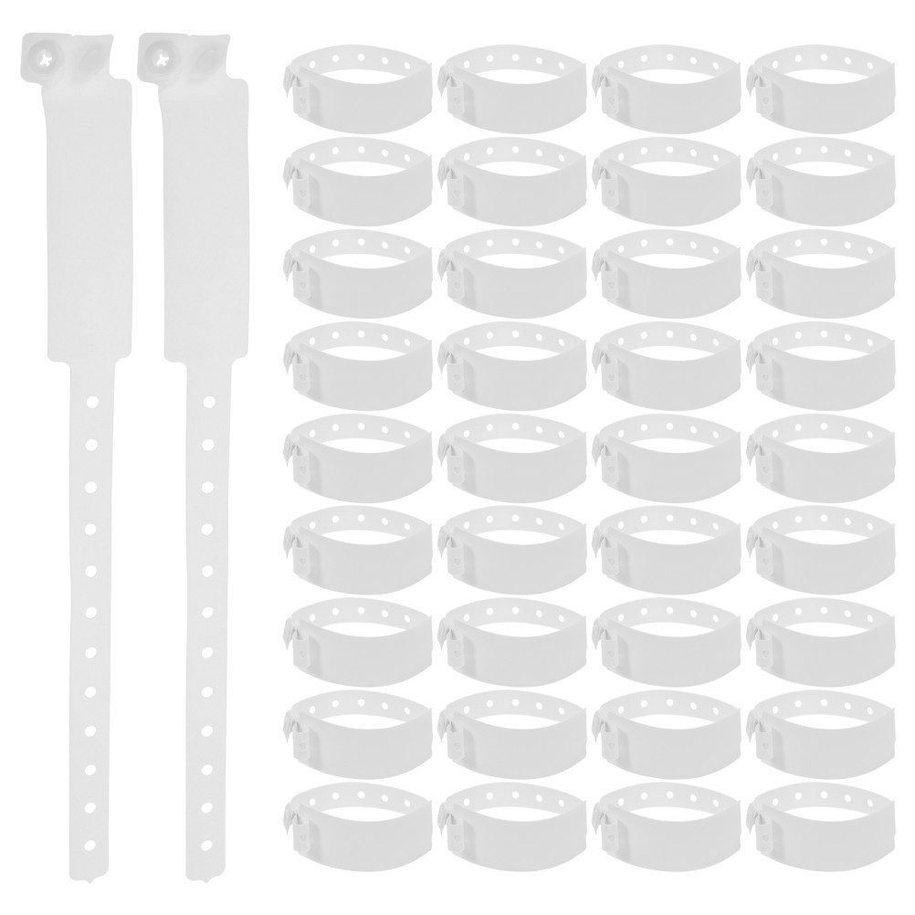 200 Pcs Medical Wristband Hospital Bracelets Wristbands Id for Adults