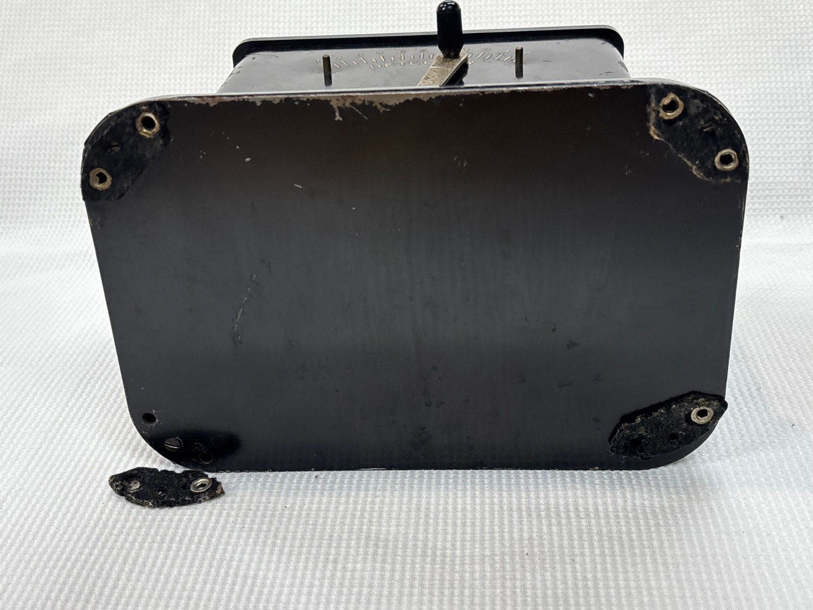 Antique Federal Jr. Crystal Radio, Earphones, Philmore Aerial Kit, Cats Whisker