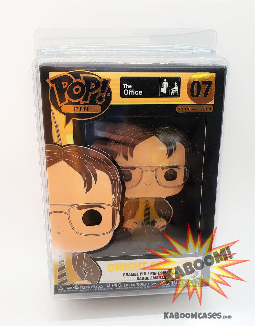 Protective Display plastic clamshell cases for Funko POP Pin Premium Enamel Pin