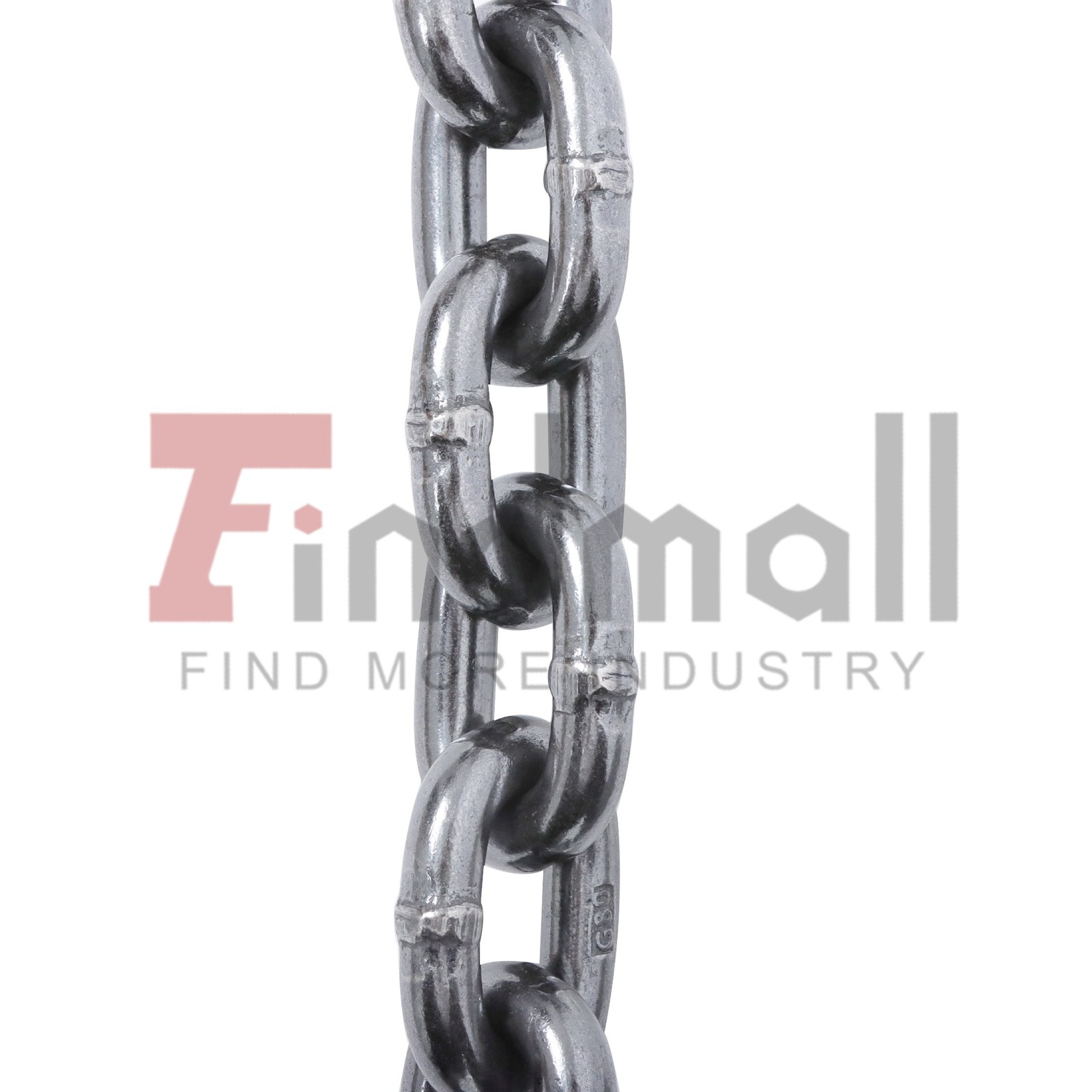 3/8" x10ft Chain Sling G80 7100lbs Lifting Chains with Adjuster Hooks 2 Legs Red