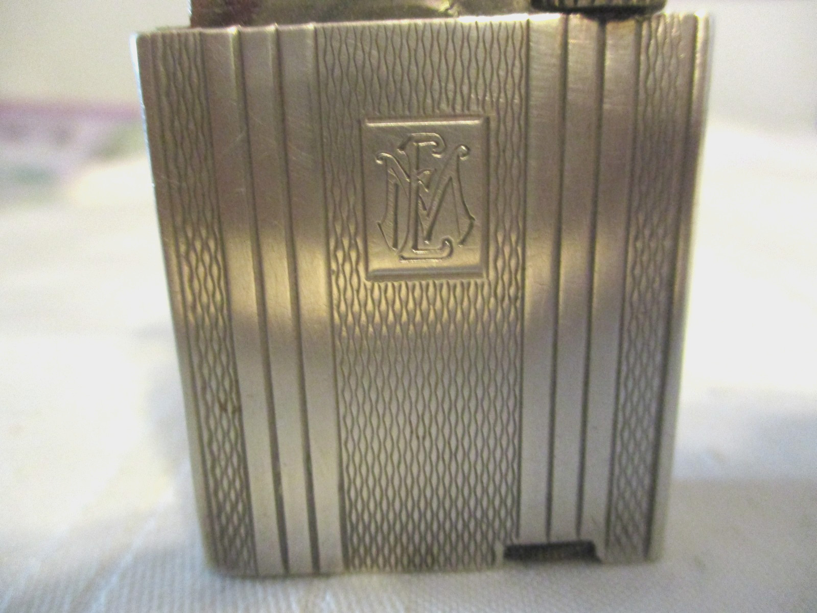 Art Deco Heavy Silver Lighter with Hall Marks ( Gamma) ?