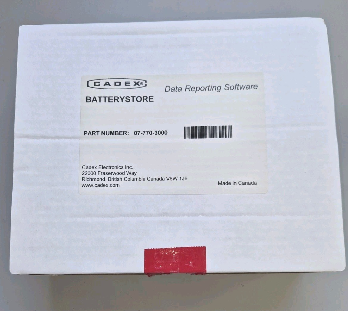 CADEX C5100 BATTERY TESTER 1501 C51AA01976 Bundle Package **OPEN BOX**