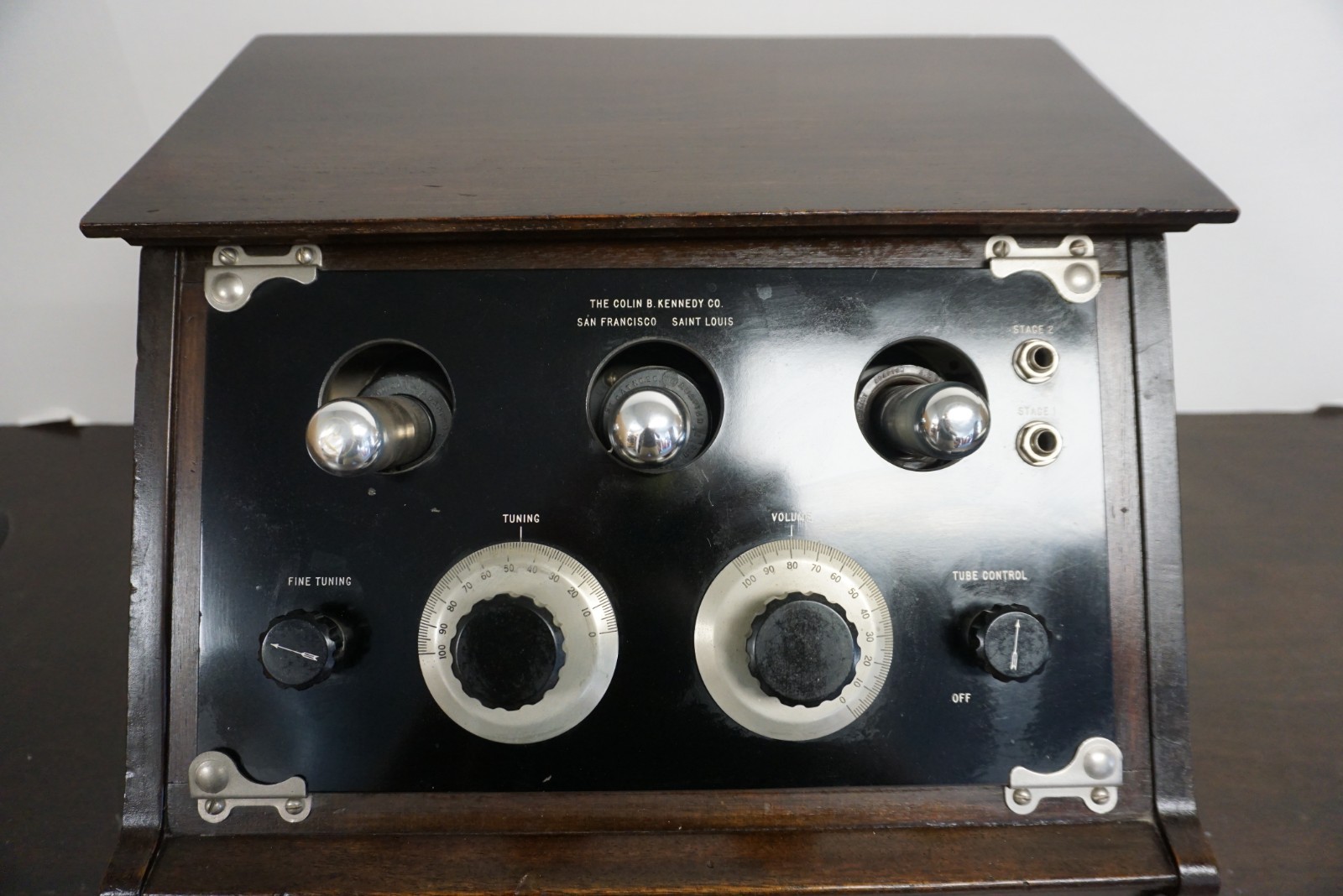 Museum Quality and Excellent Working 1923 Colin B. Kennedy Exposed Tube TRF