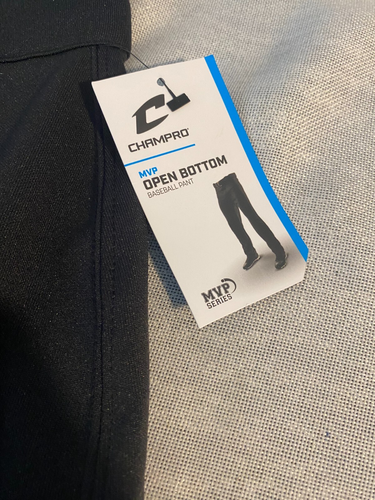 Champro Adult Baseball Pants Open Bottom Size S Black