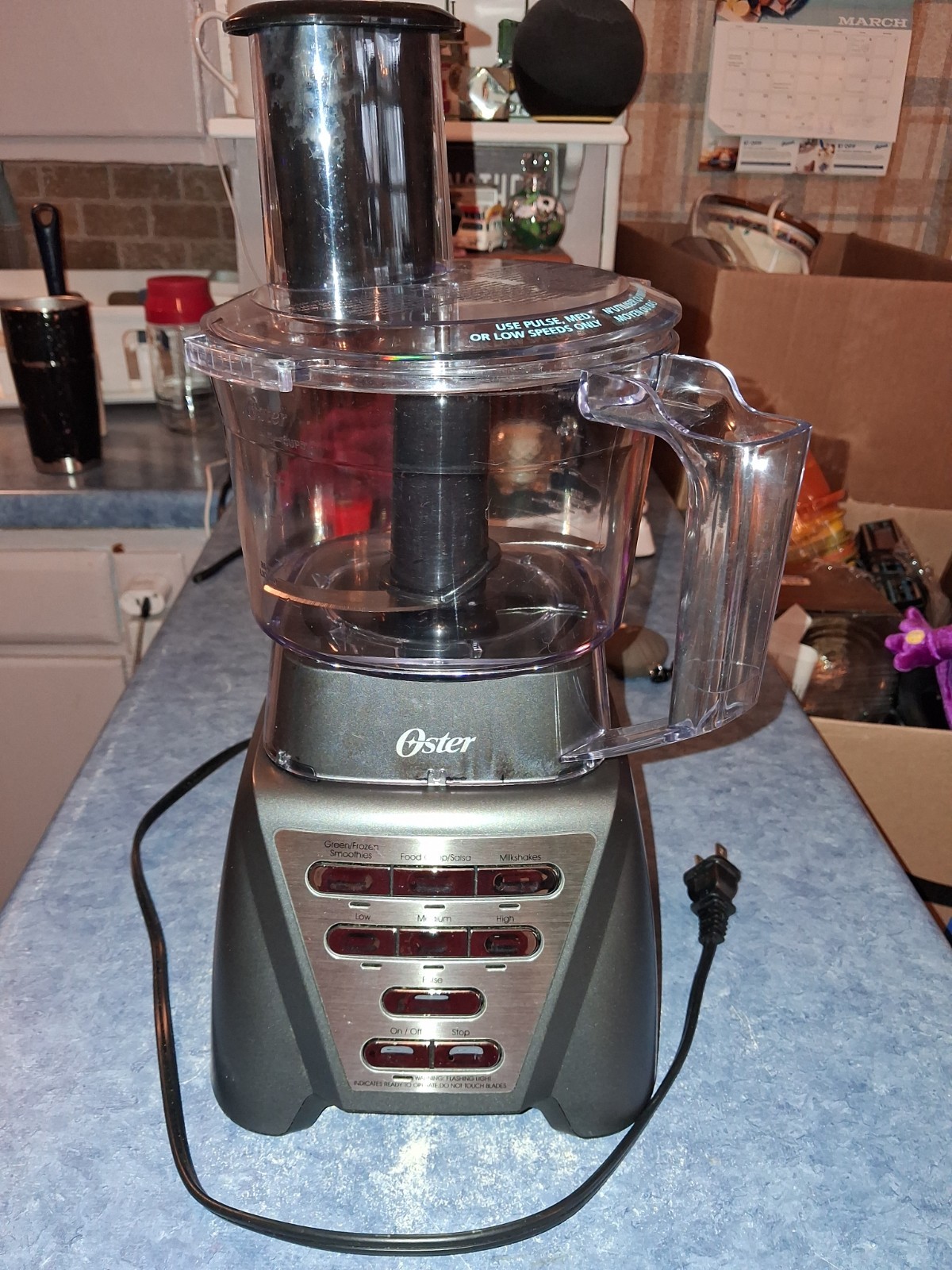 Oster Pro 1200 Food Processor In Very Nice Condition! Works Great!