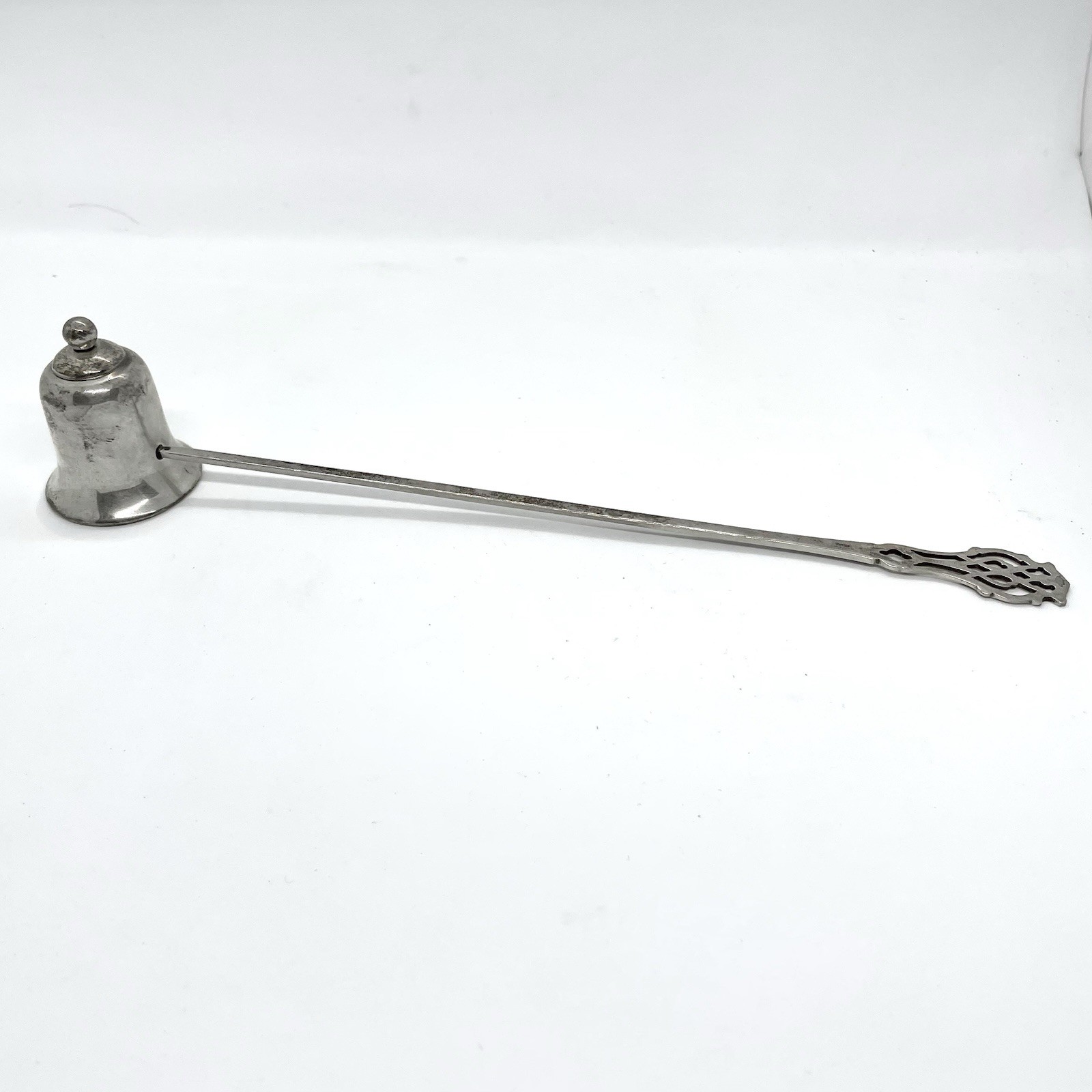 Vintage Chippendale Lunt Sterling Silver Hooded Bell Candle Snuffer Unused 9”