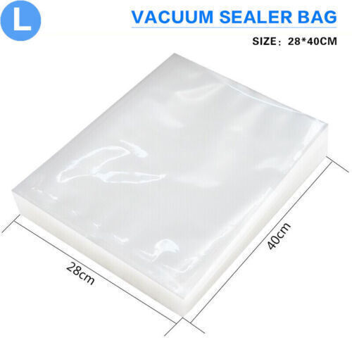 1/2/4 Rolls 8"x50 11"x50 Rolls Vacuum Sealer Bags Food Saver Embossed Bag 4 Mil