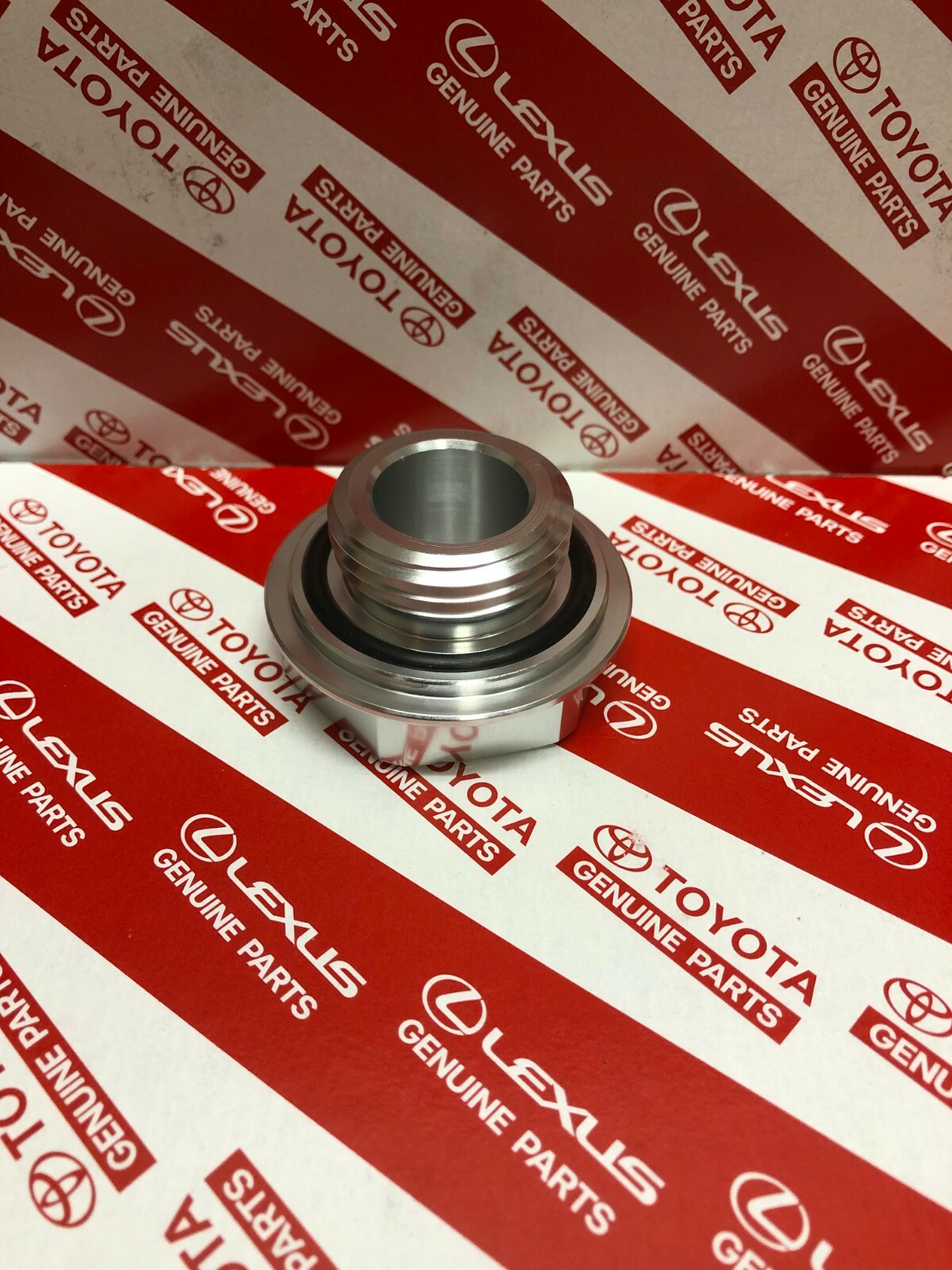 TOYOTA SCION LEXUS TRD OIL CAP FORGED BILLET ALUMINUM GENUINE OEM PTR04-12108-02