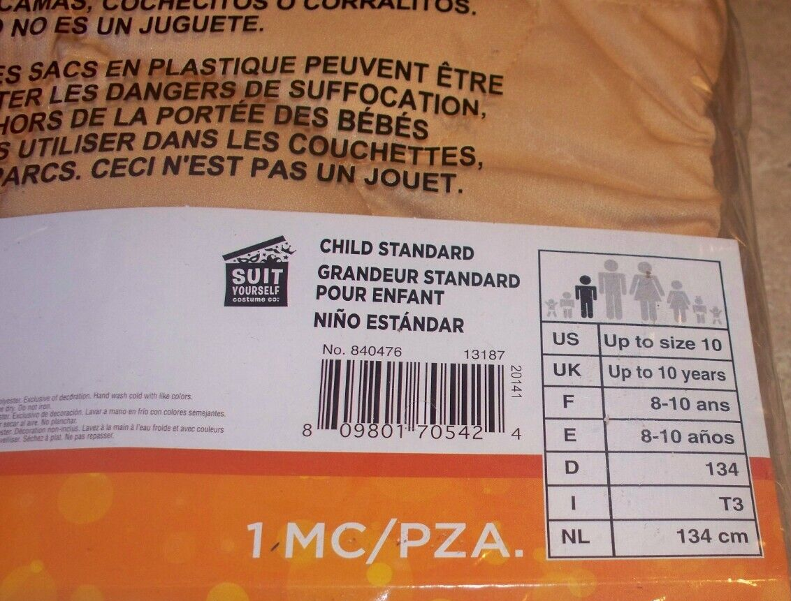 NEW Child Muscle Shirt Costume Kids Up to Size 10 Ripped Chest Abs