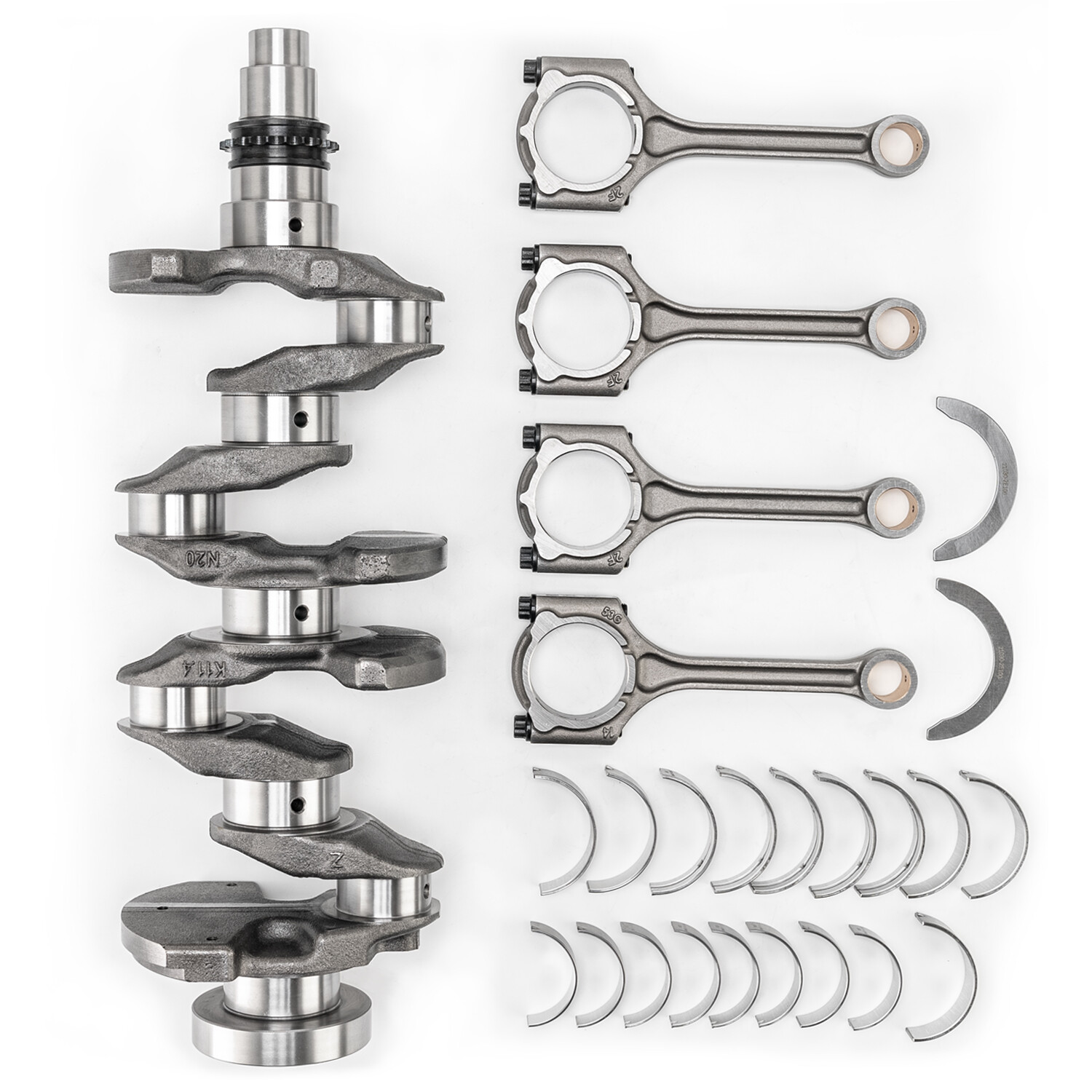 Crankshaft Con Rods & Bearing Set For Hyundai Elantra Tucson KIA Soul Forte 2.0L