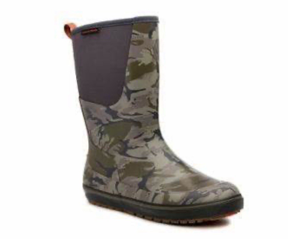 Grundens 12” Deck Boot 60014 REFRACTION CAMO - Size 9 - 100% Waterproof