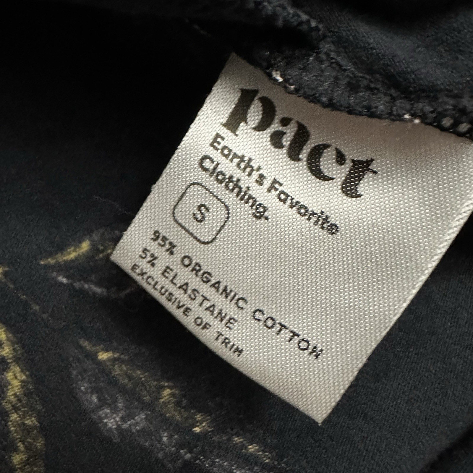 Pact Skirt Womens Small S Floral Pockets Short Pull On Organic Cotton Stretch