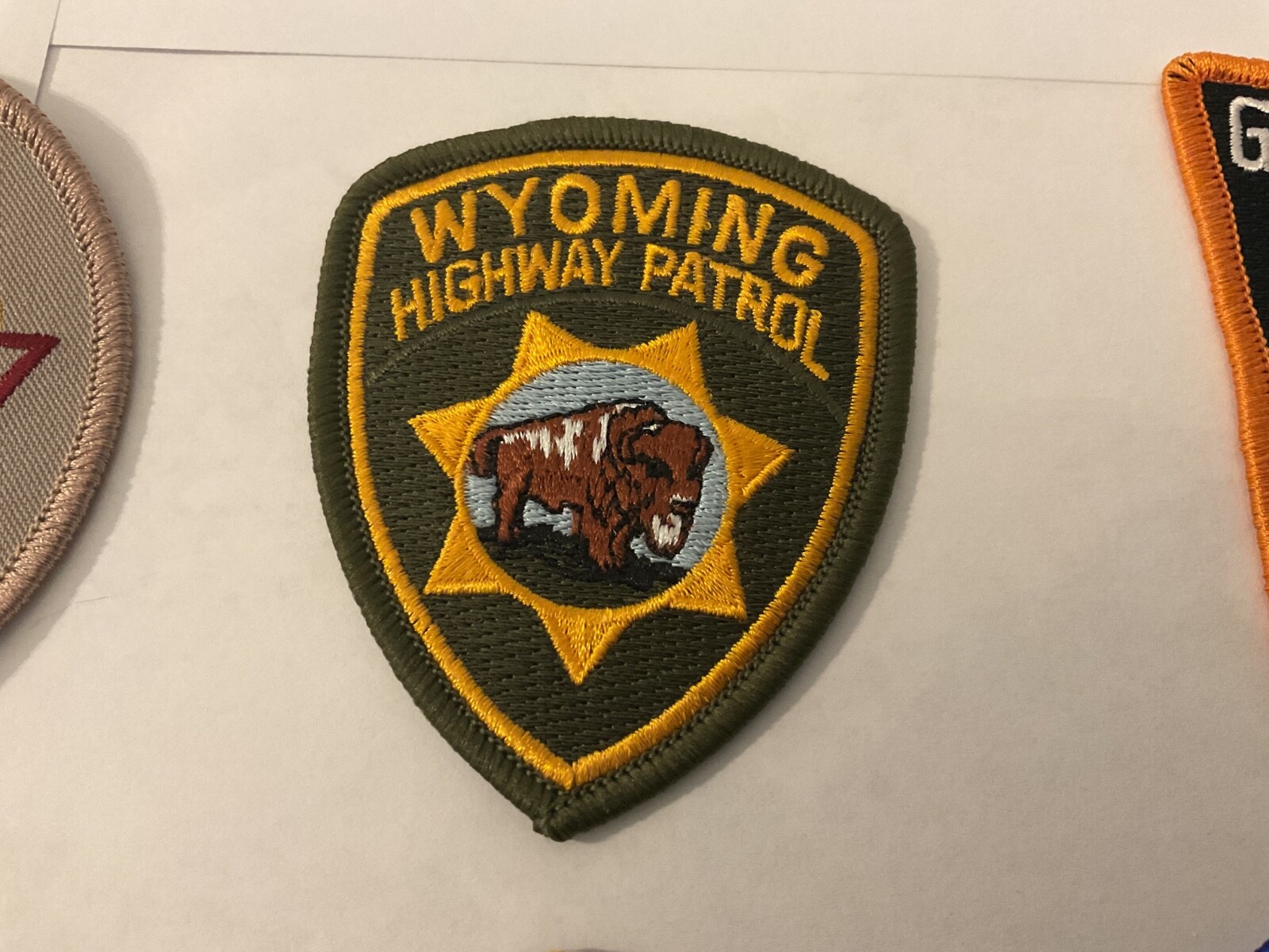 State Law Enforcement patches All different 10 piece set. All new.Hat Size Patch