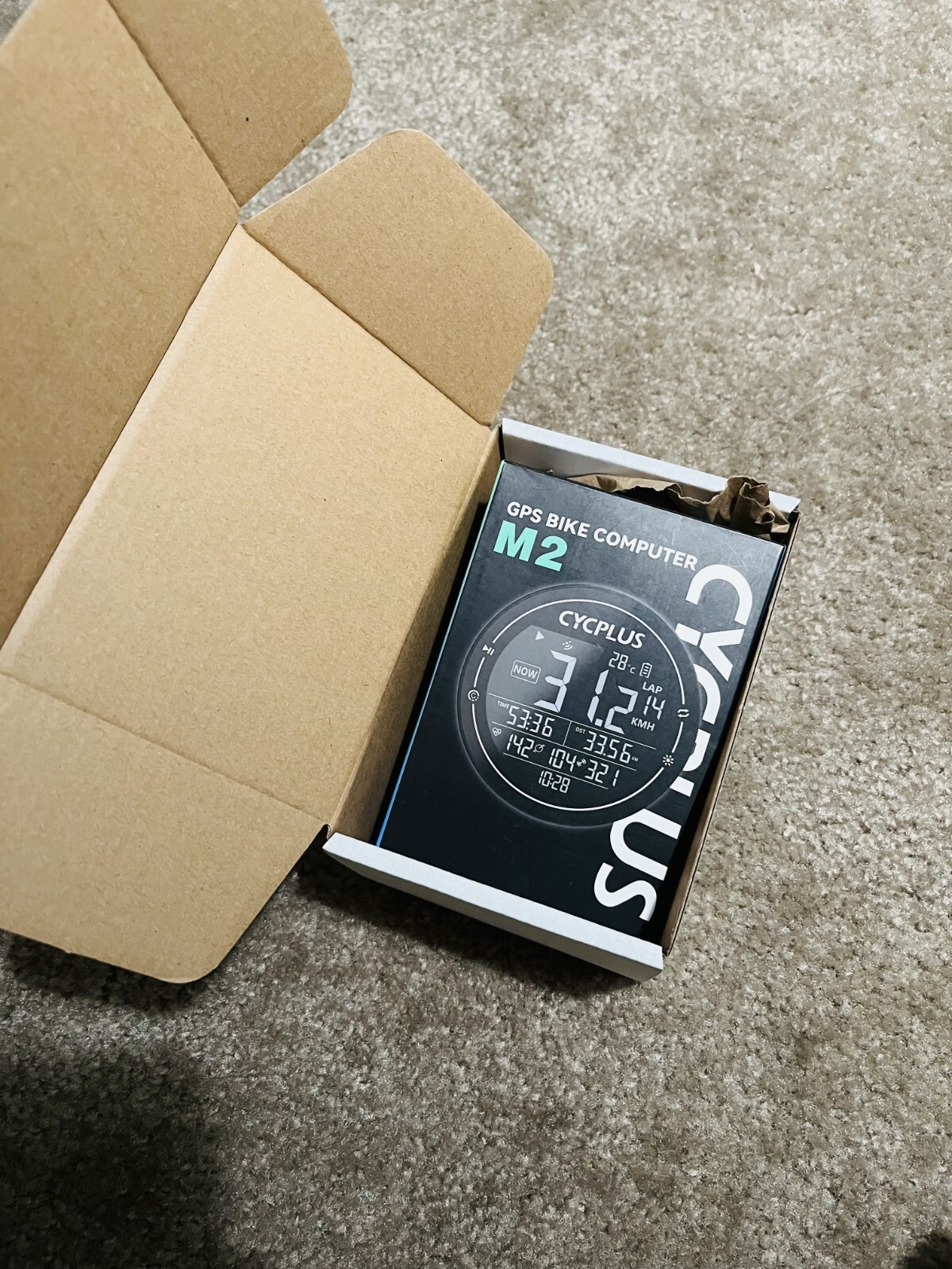 CYCPLUS Wireless GPS Bike Computer, ANT+ Bluetooth Cycling Speedometer Odometer