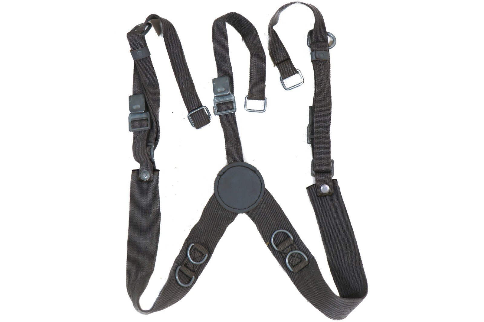 Authentic East German Grey Suspenders Uniform Pant Trouser Elastic DDR NVA GDR