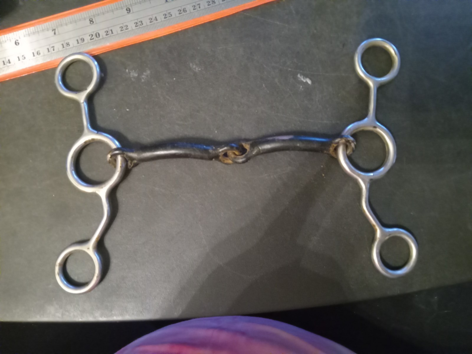 used  Jr cowhorse bit 5 in sweet iron mouth