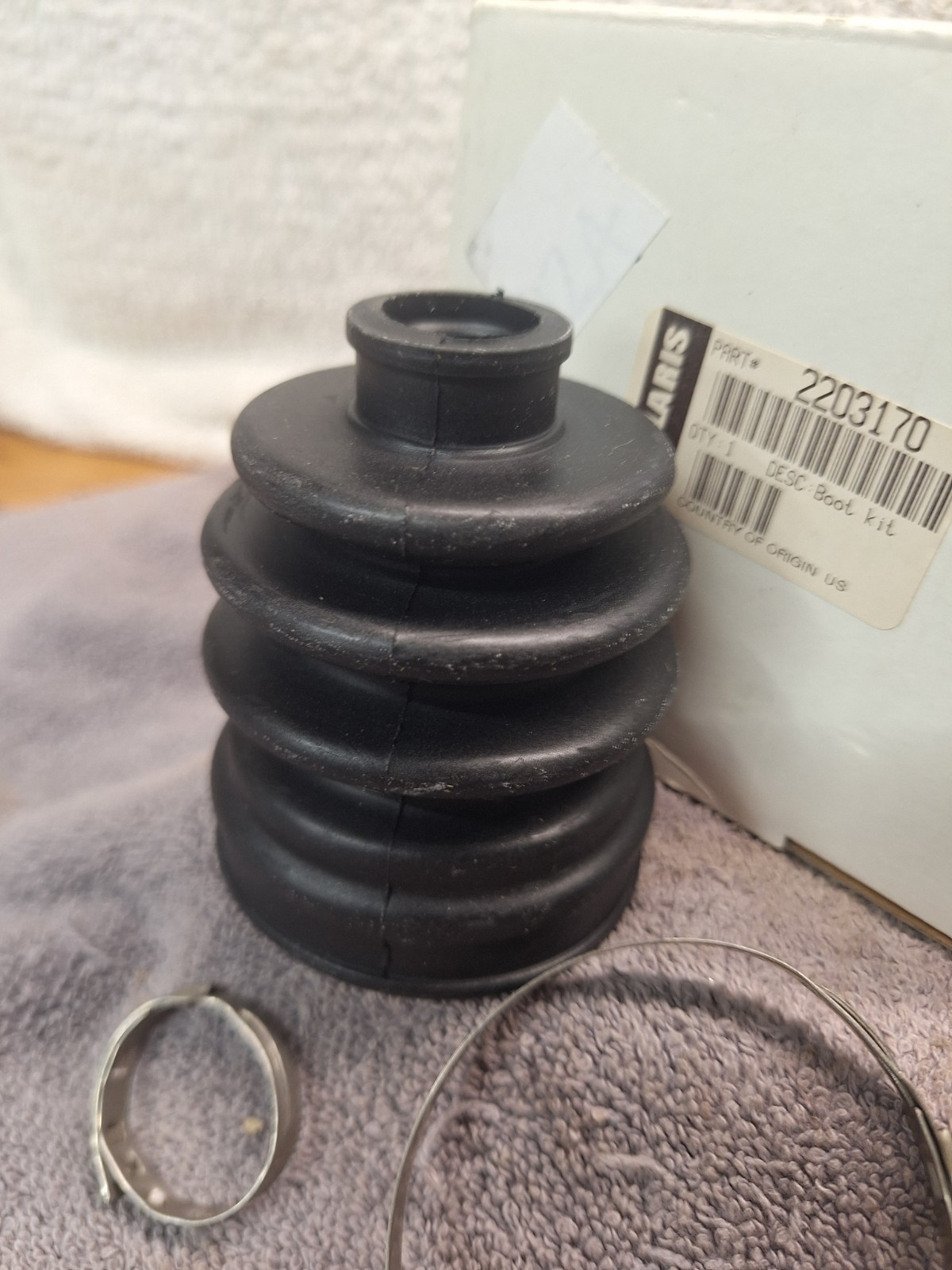 2203170 CV Boot Kit Replacement 08-10 Polaris Sportsman 300/400 OEM Genuine NOS