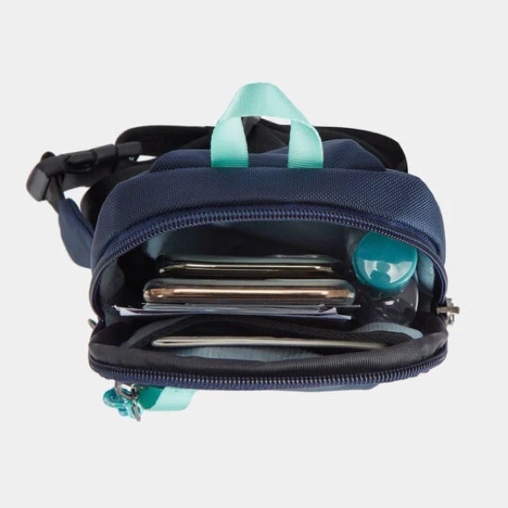 Travelon Anti-Theft Greenlander Compact Sling Bag, Galaxy Blue