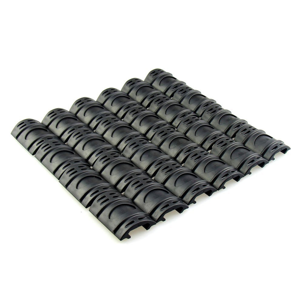 24 PCS Snap-On Universal Weaver Picatinny Rubber Rail Covers