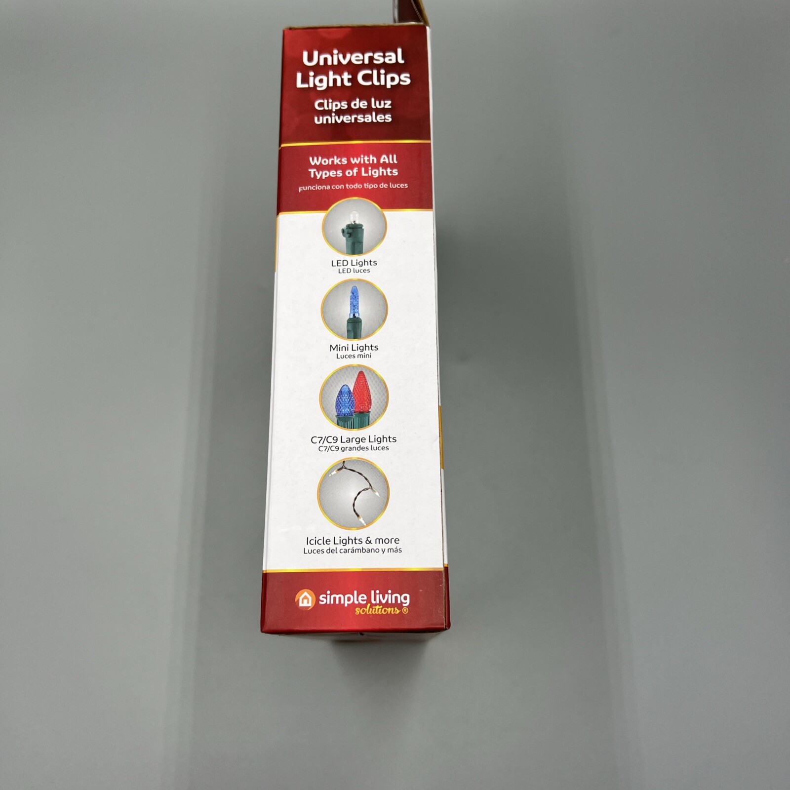 100 Universal Light Clips! Simple Living Solutions For Gutters, Shingles & Tile