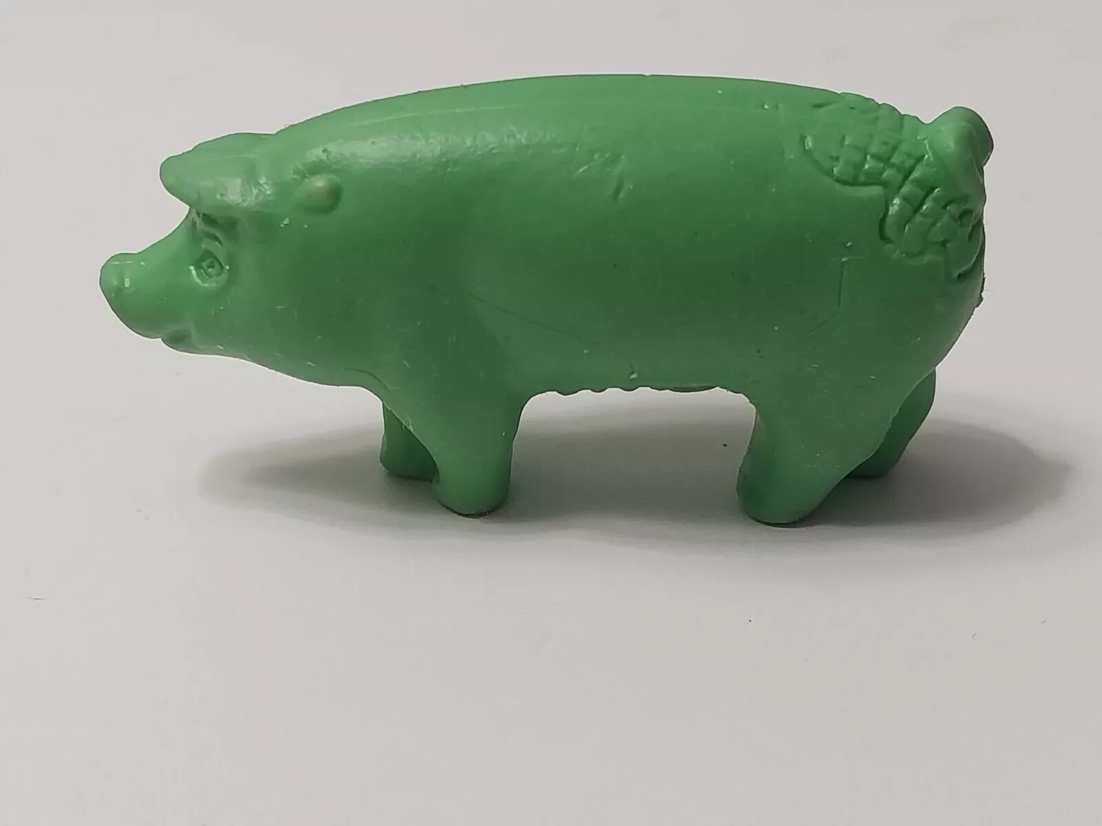 Vintage Eraser Diener Green Pig farm animal 1985(?)