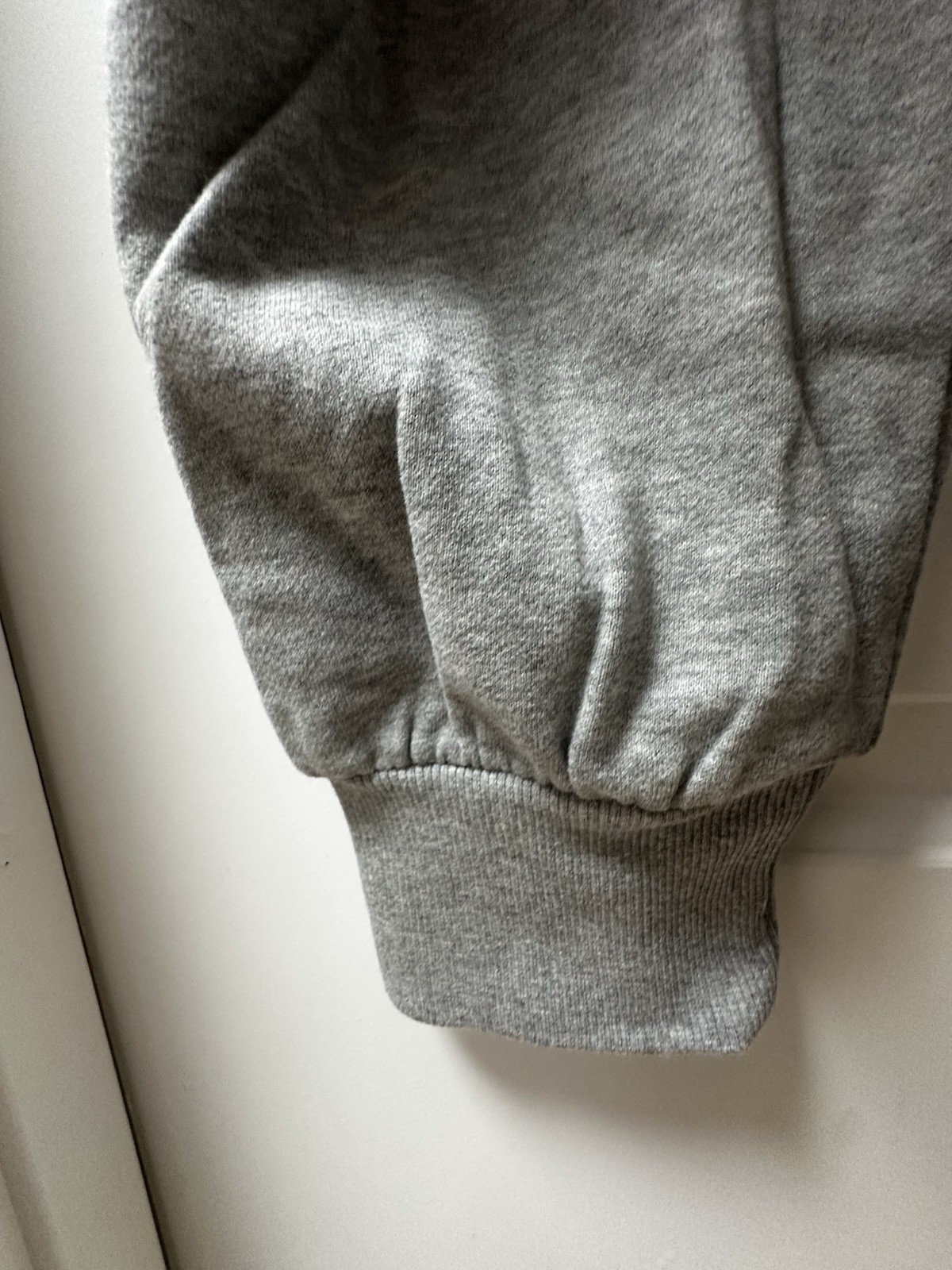 Women’s Large Light Grey Sweatshirt With Side Zips And Notched Collar NWOT