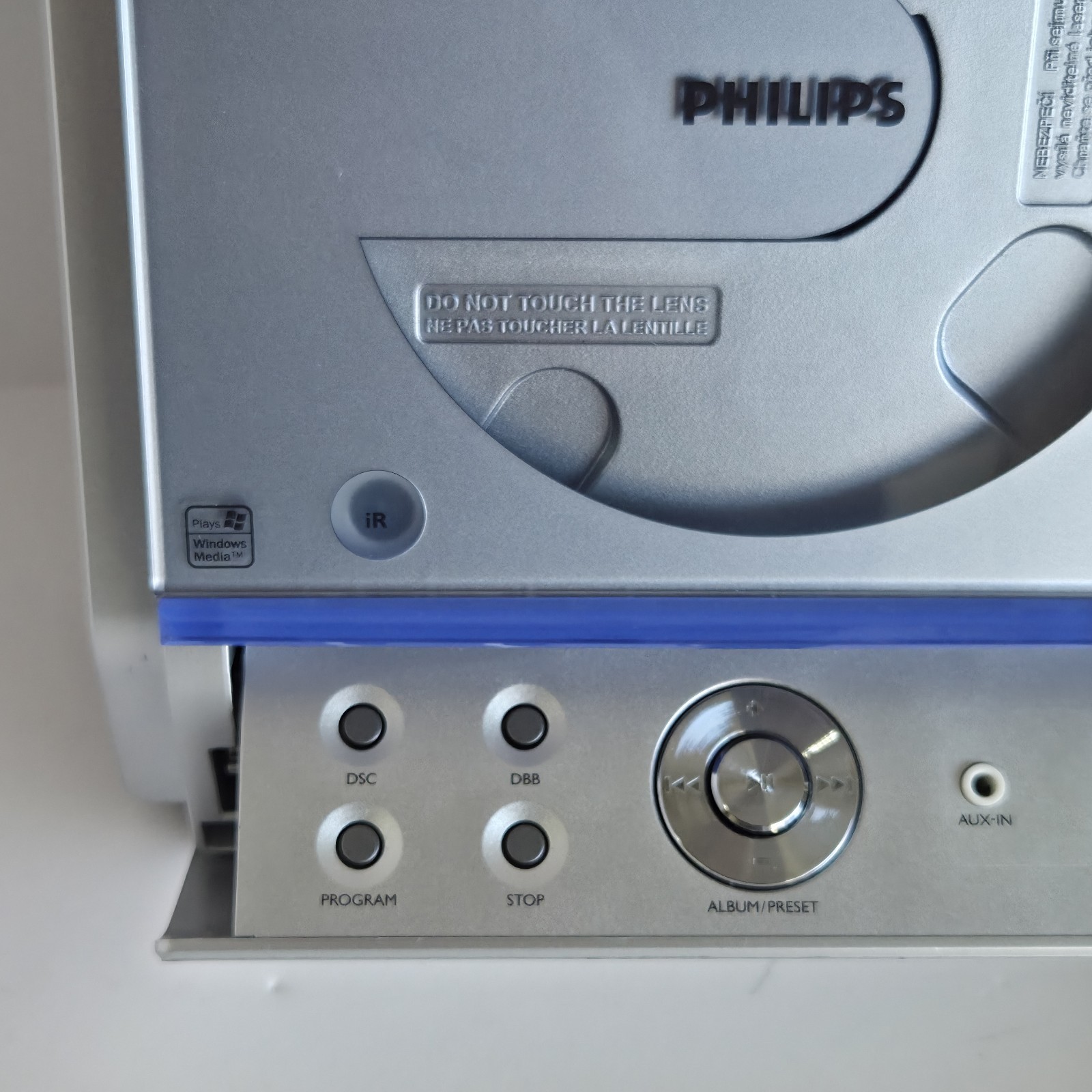 Philips Micro System MCM276R/37 Compact Disc AM/FM CD Player Stereo NO SPEAKERS