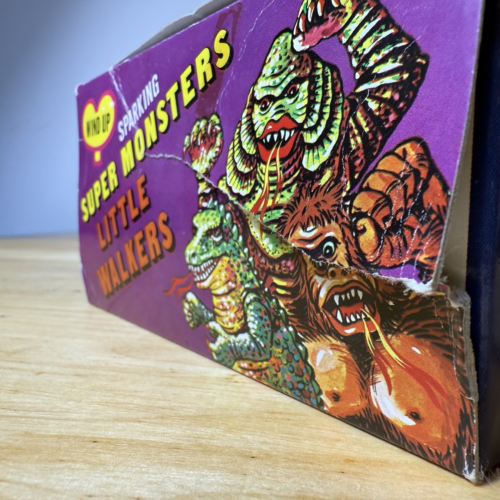 Vintage Wind up Sparking Super Monsters Little Walkers Full Case New Old Stock!!