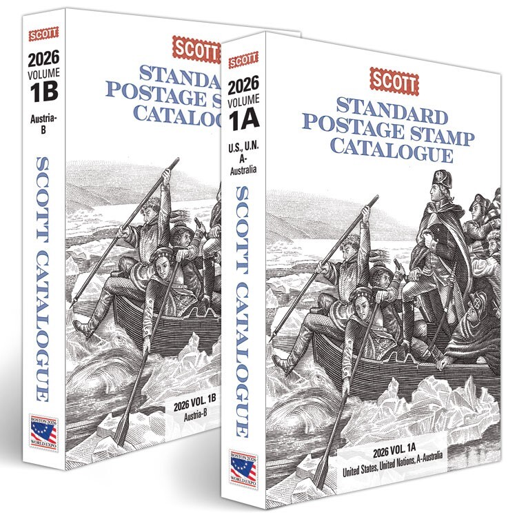 2026 Scott Standard Postage Stamp Catalogue Volume Set (A+B) SELECT VOLUME BELOW