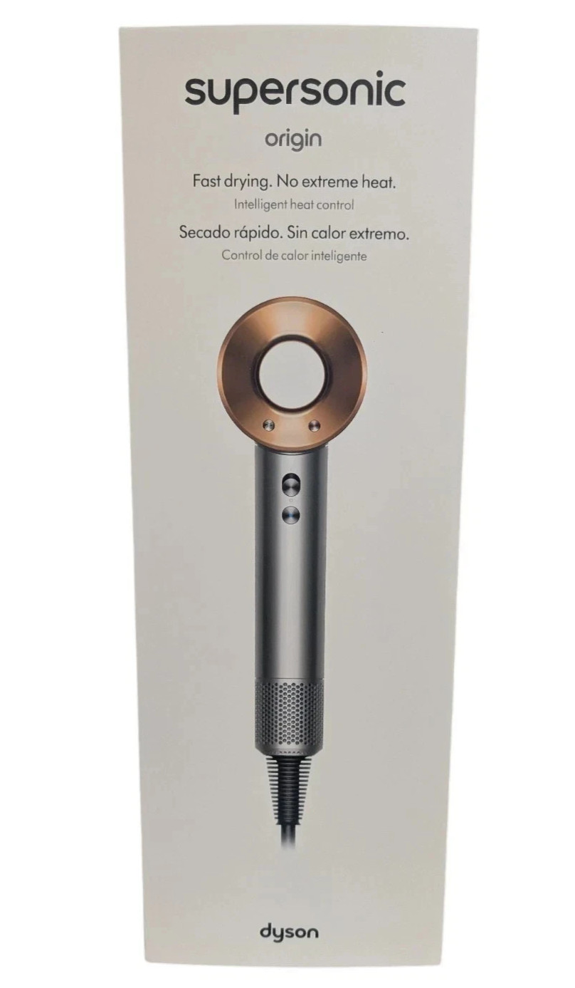 DYSON Supersonic Origin Hair Dryer Nickel/Copper -AUTHENTIC  Open Box READ
