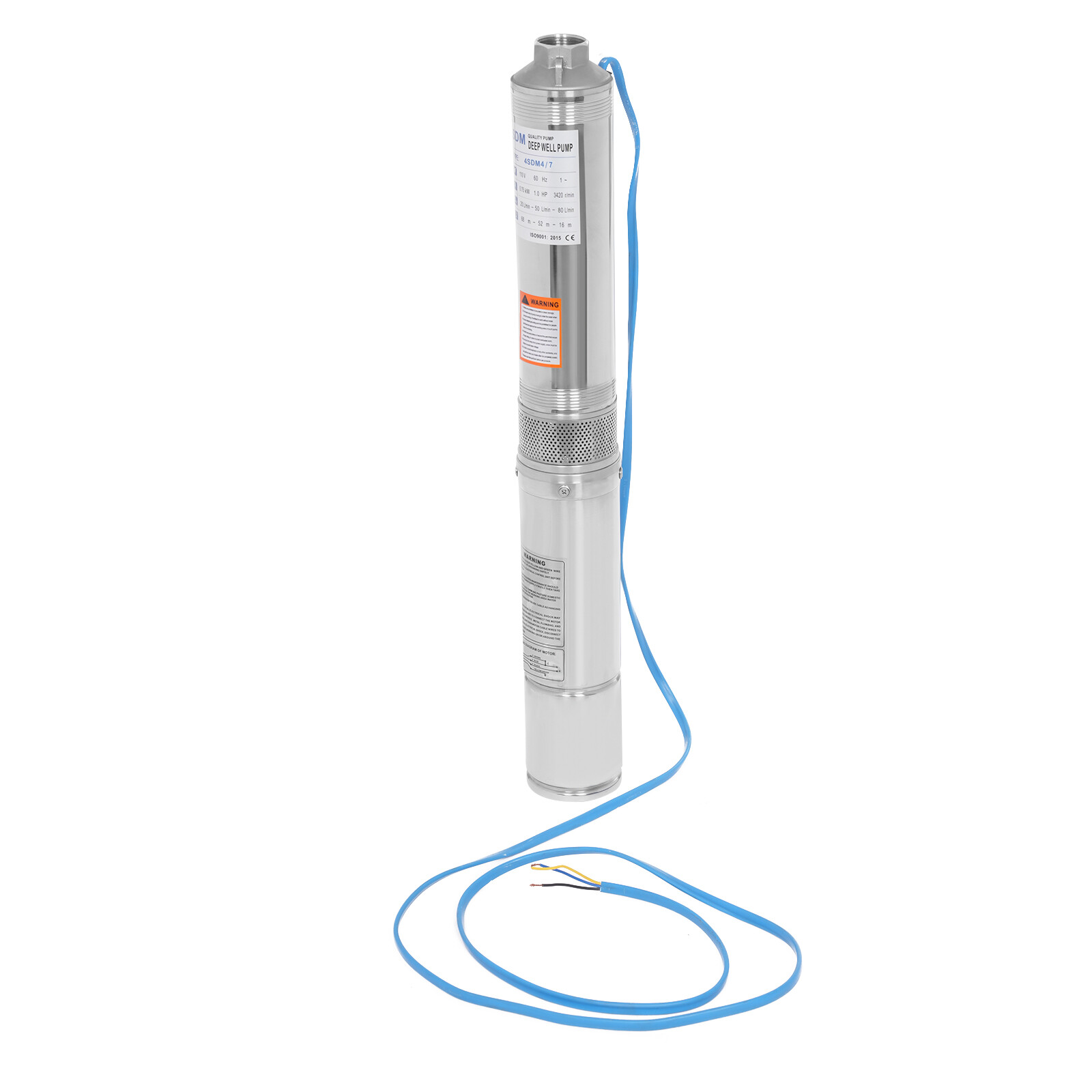 Submersible Pump, Deep Well Pump, Deep Well Pump for Farm Irrigation 1HP 110V