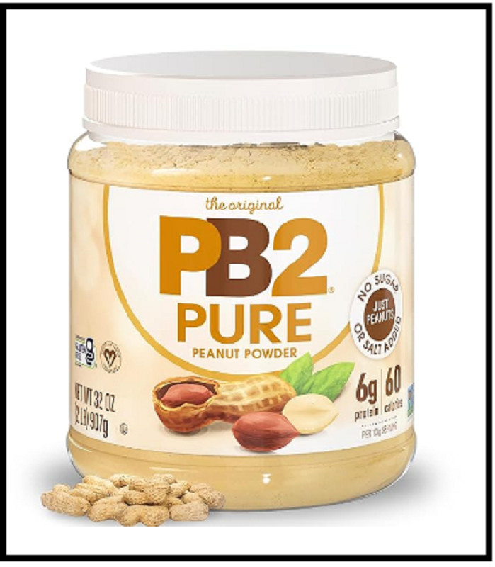 PB2 Pure Peanut Butter Powder - 2 lb/32 oz Jar - No Added Sugar No Added Salt...
