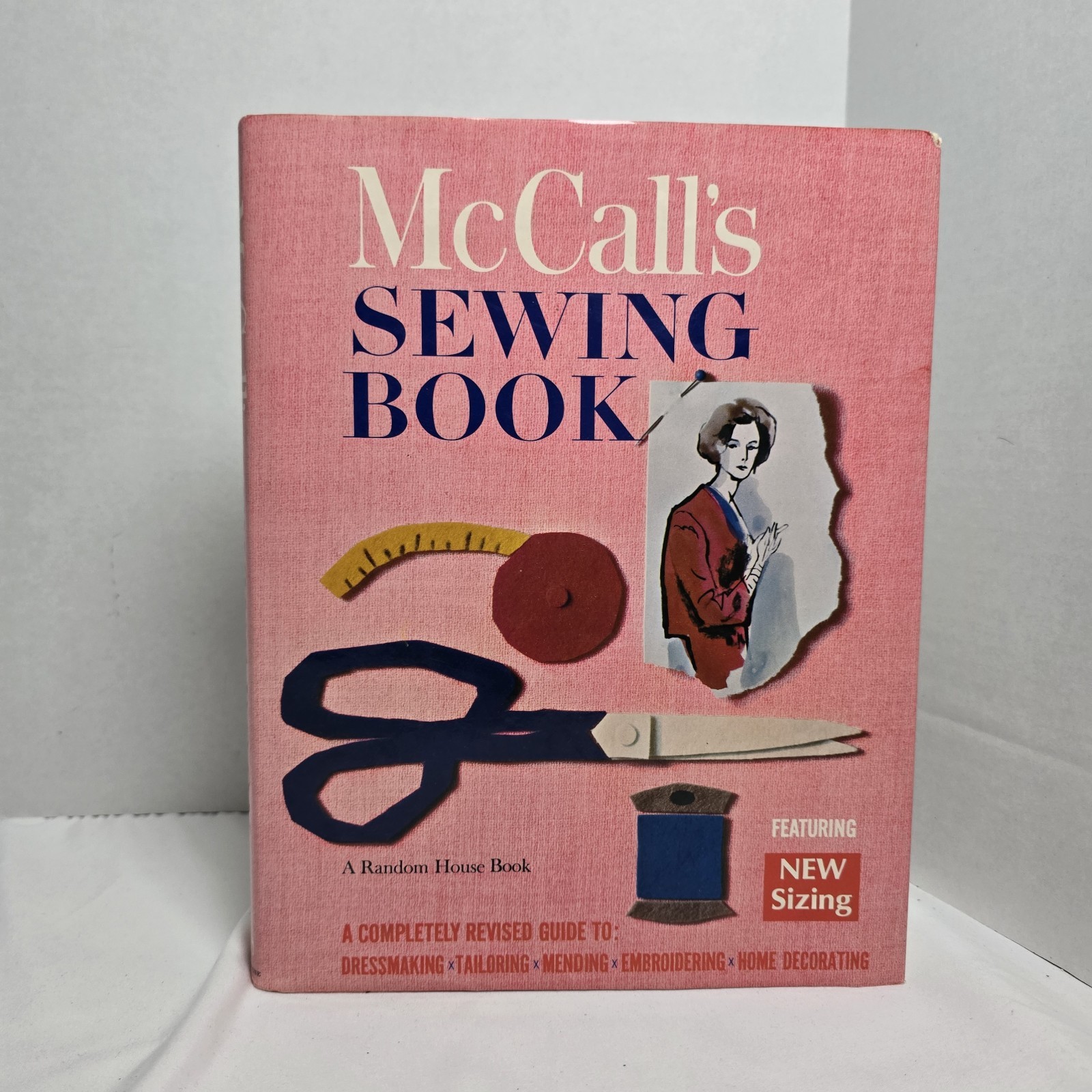 McCall's Sewing Book Random House Vintage Book 1968 5th Print VTG Illus DIY HCDJ