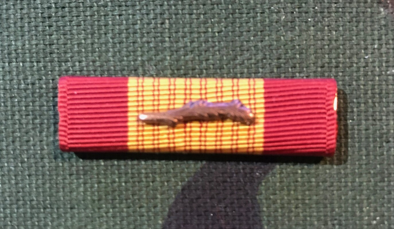 VIETNAM CROSS OF GALLANTRY WITH PALM DEVICE; ARMED FORCES LEVEL AWARD