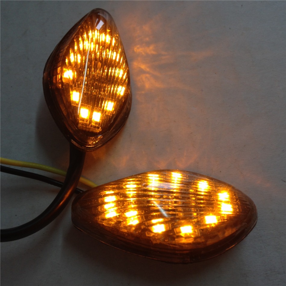 Clear LED Flush Mount Turn Signal for HONDA CBR 1000RR 2004 2005 2006 2007